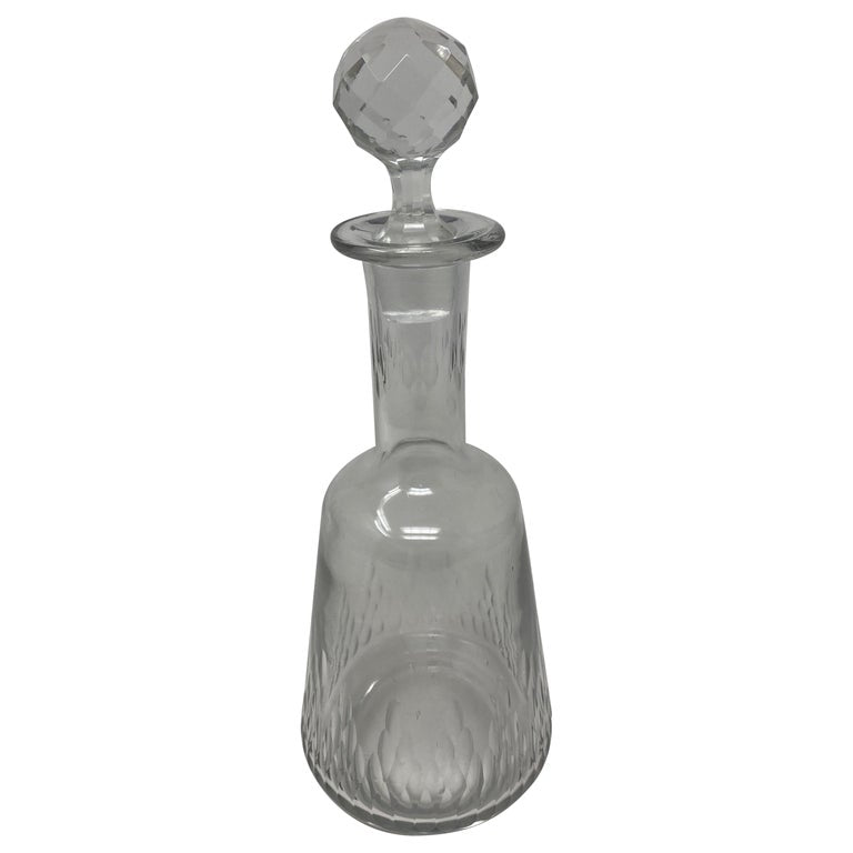 Antique Baccarat Crystal Carafe with Stopper