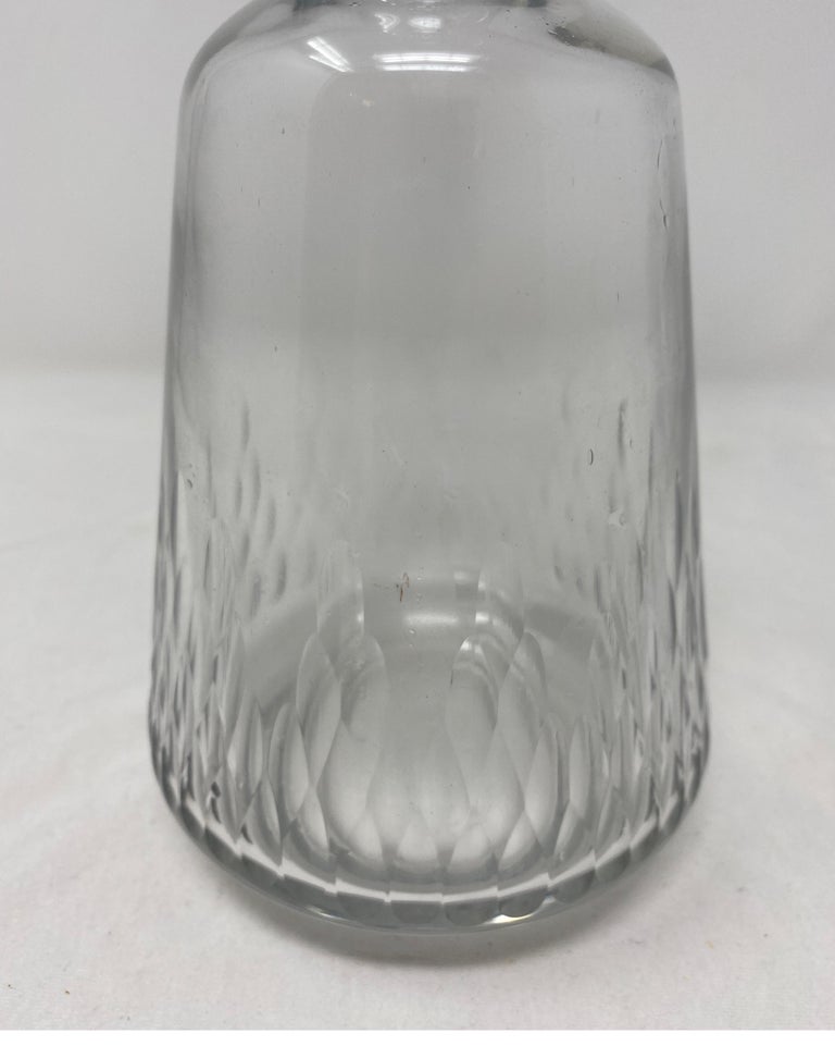 Antique Baccarat Crystal Carafe with Stopper