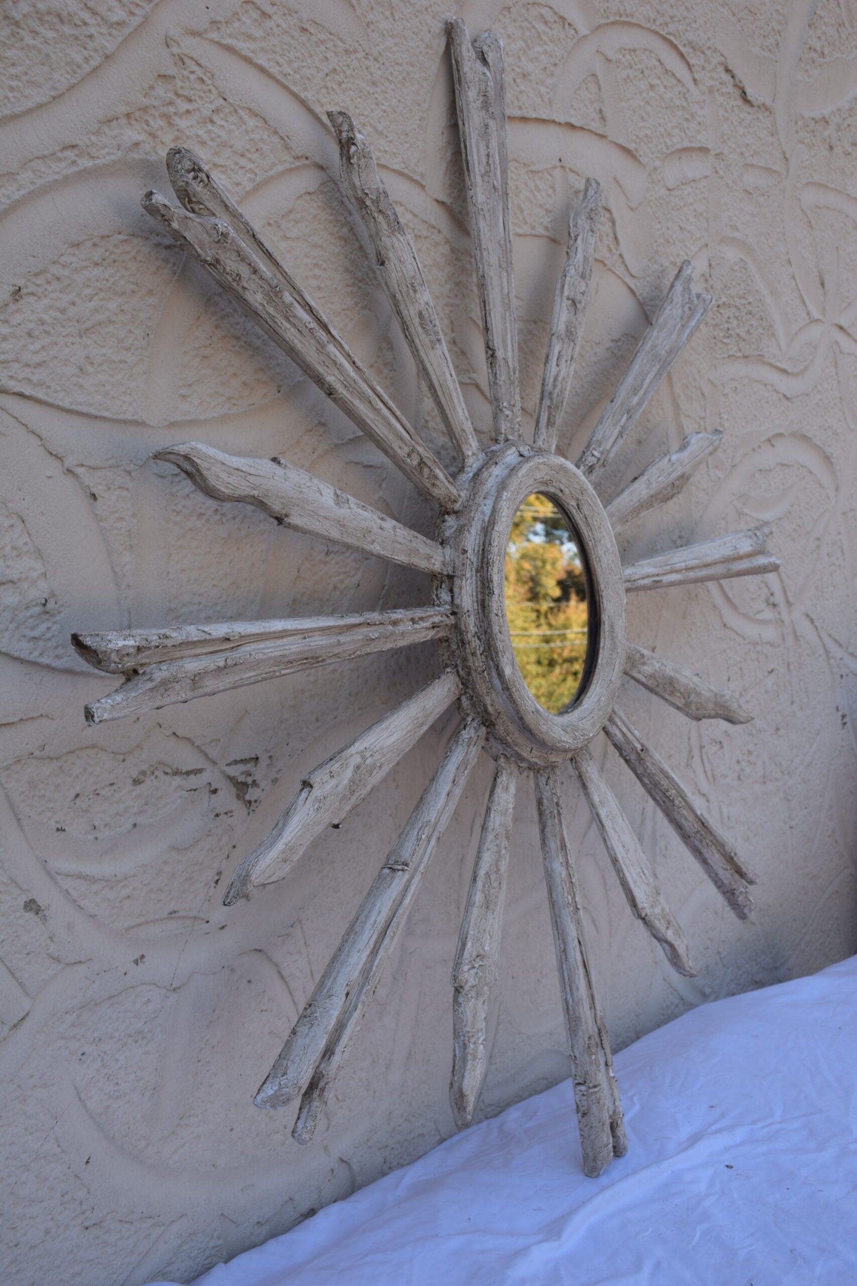 Painted Sunburst Mirror