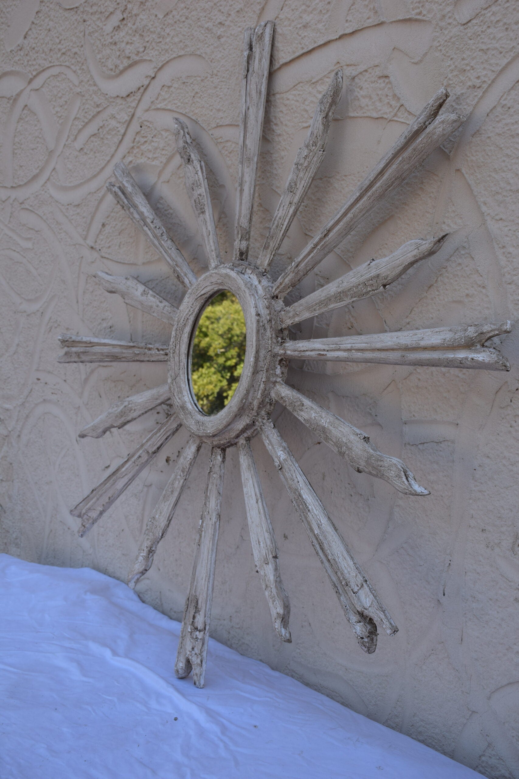 Painted Sunburst Mirror