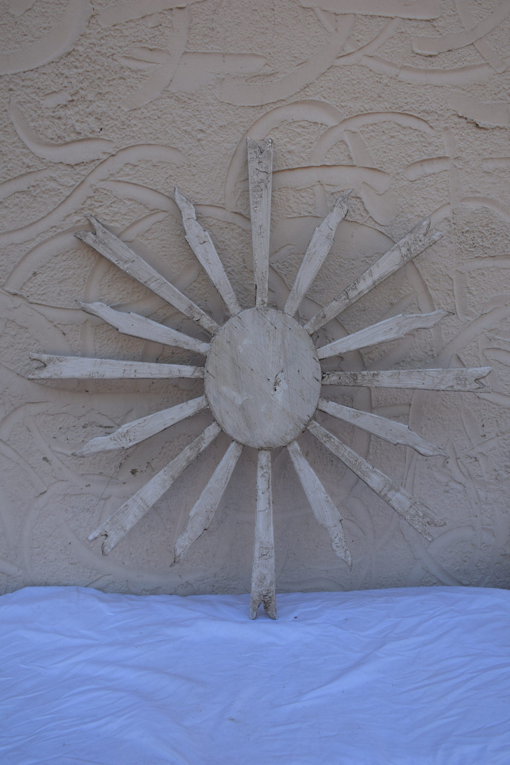 Painted Sunburst Mirror