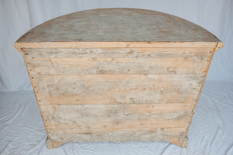 Italian Painted Demi Lune Cabinet