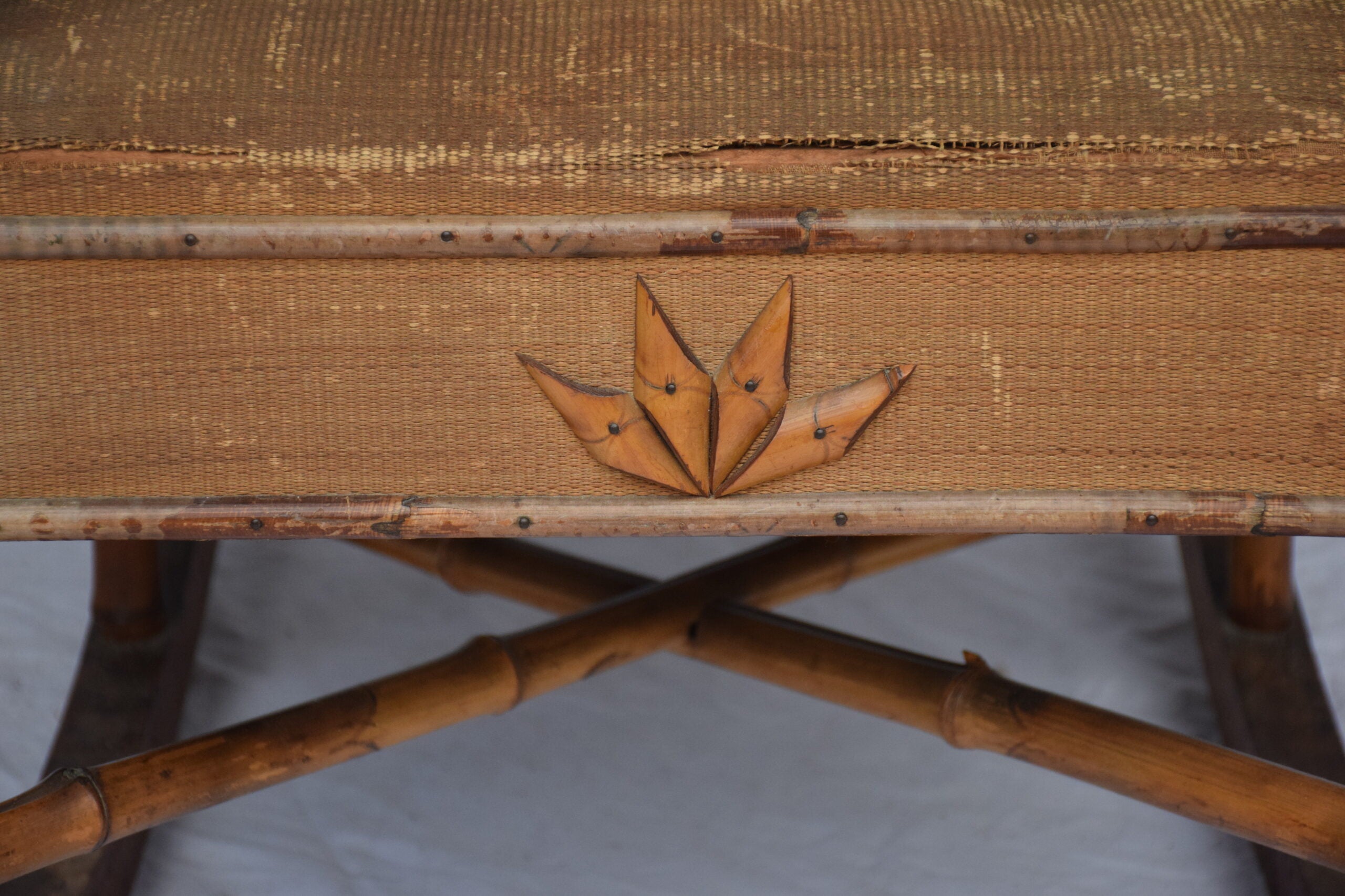 Edwardian Bamboo Rocking Chair