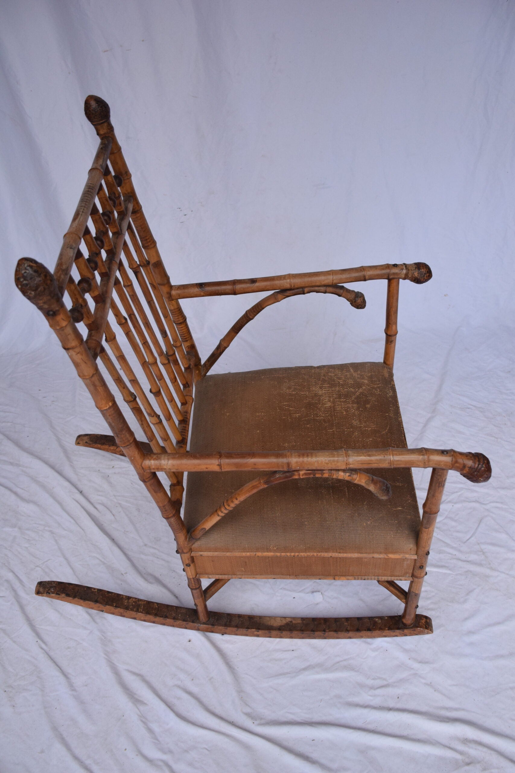 Edwardian Bamboo Rocking Chair