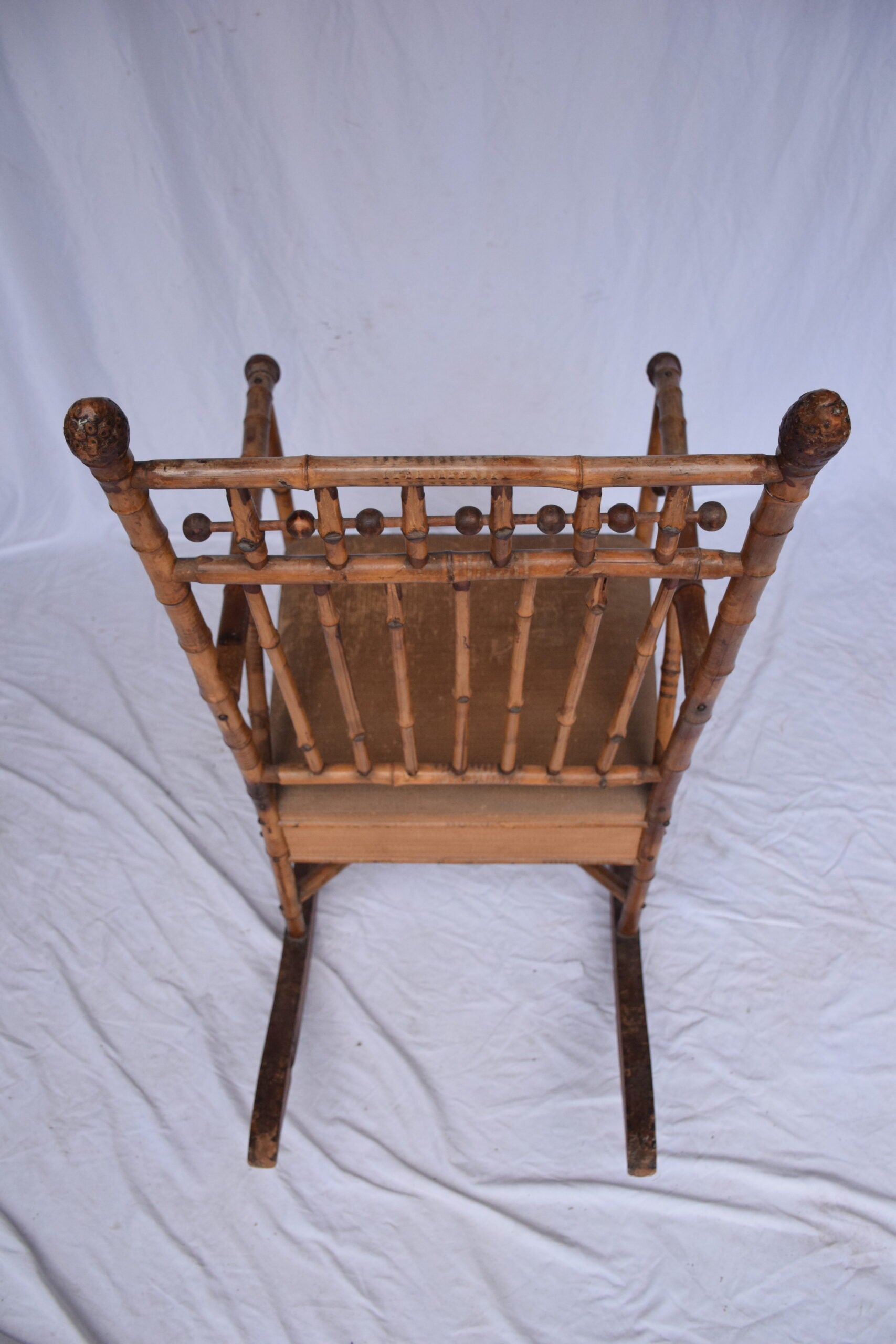 Edwardian Bamboo Rocking Chair