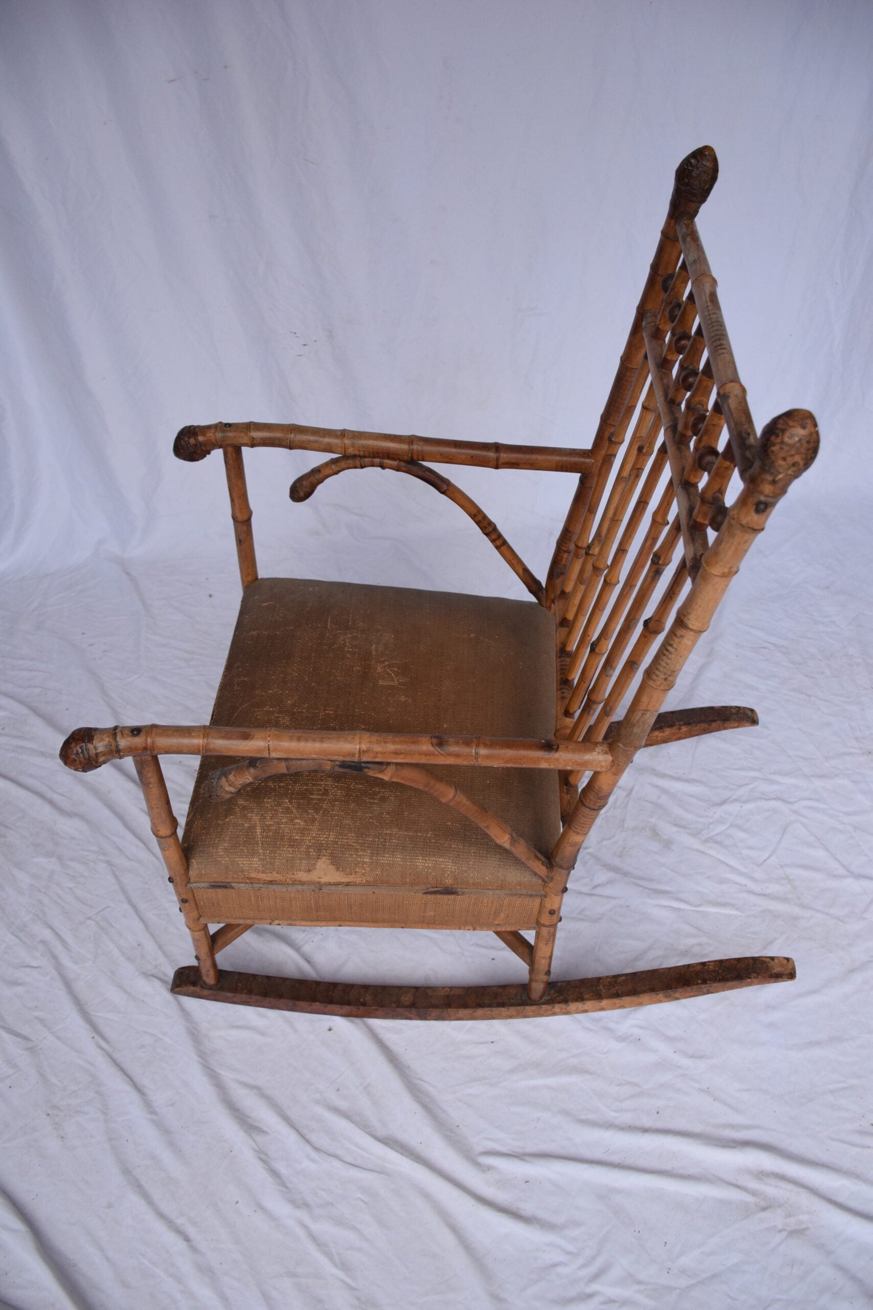 Edwardian Bamboo Rocking Chair