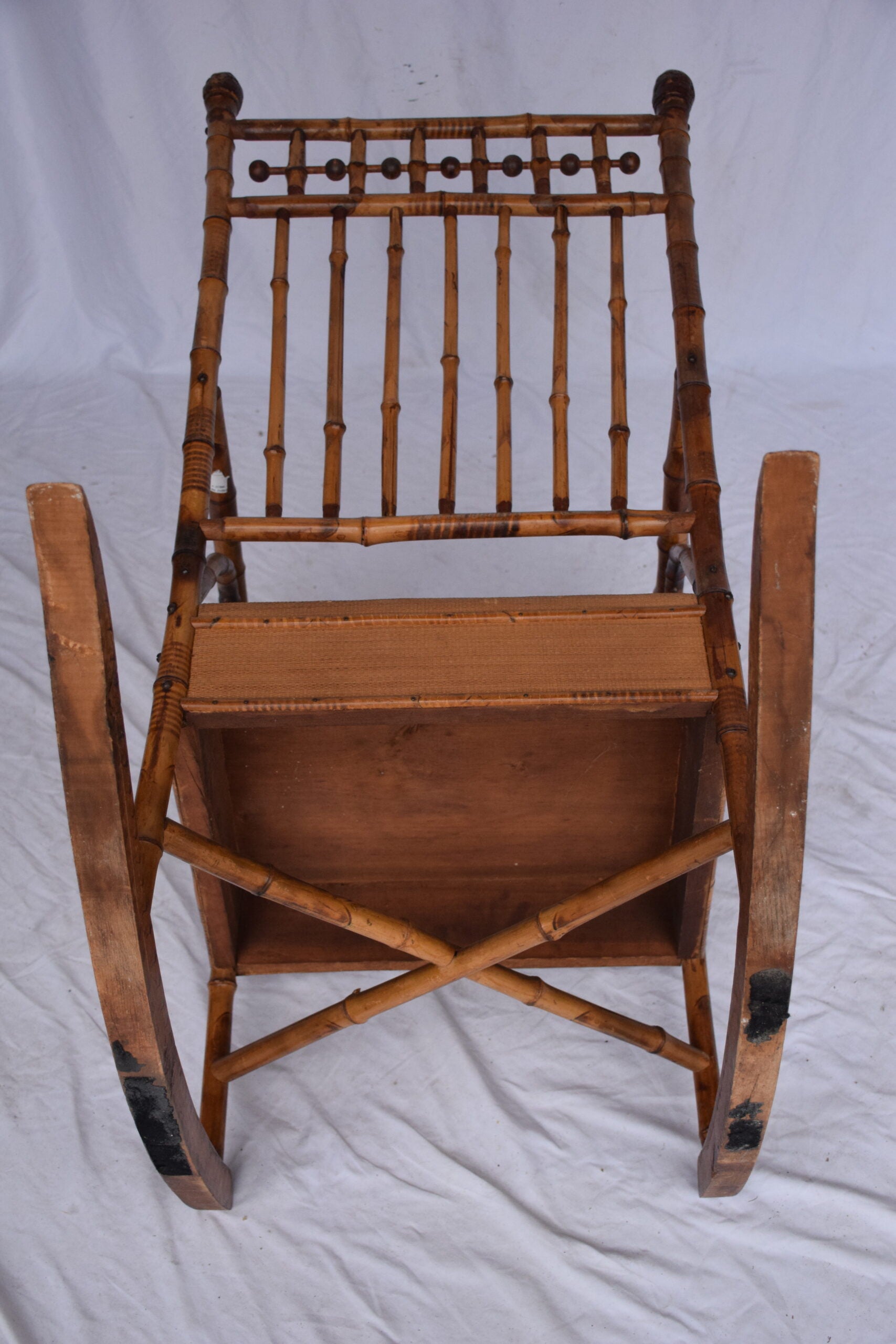 Edwardian Bamboo Rocking Chair