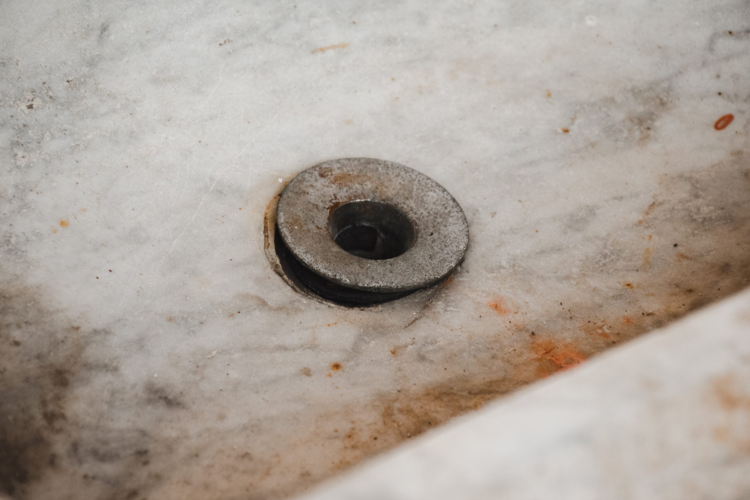 Antique White Marble Sink