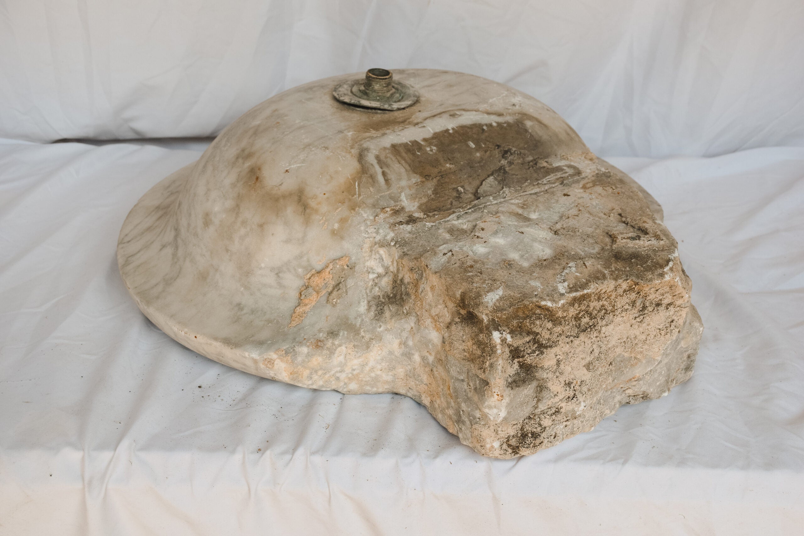 Antique White Marble Sink