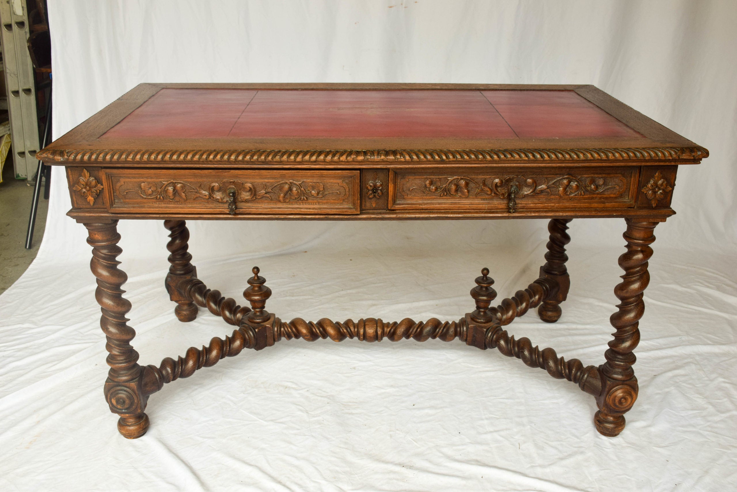 Leather Top Desk
