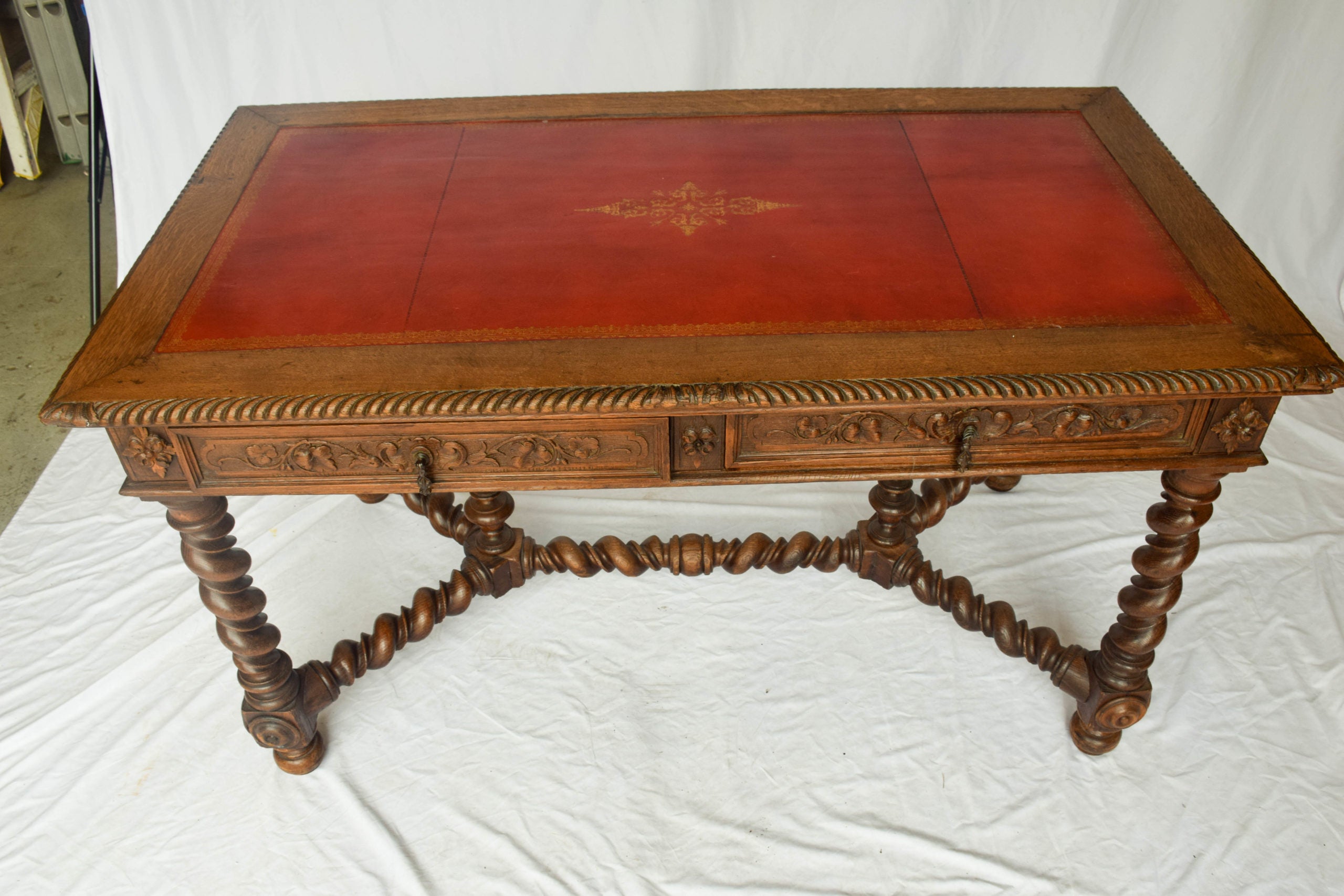 Leather Top Desk
