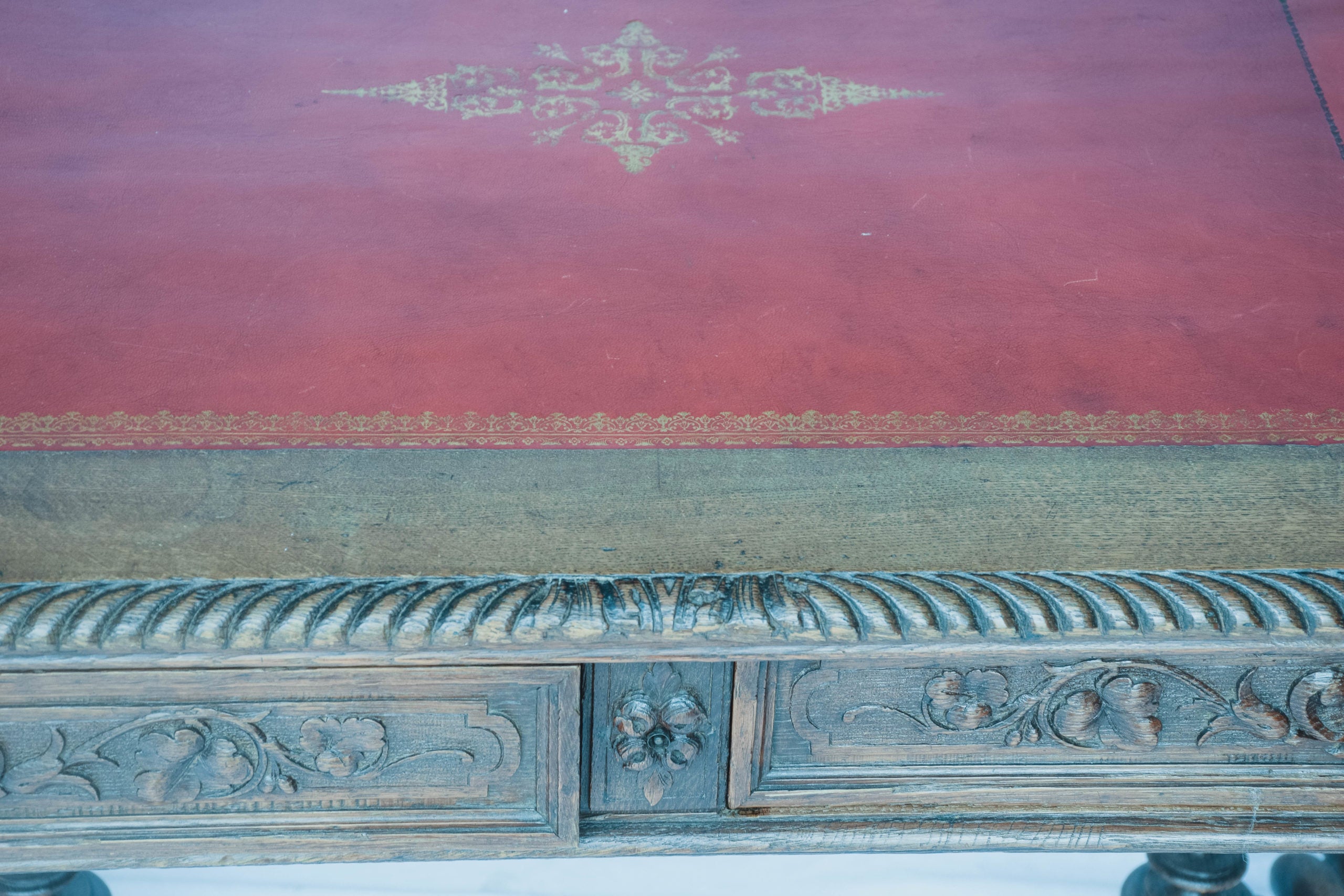 Leather Top Desk
