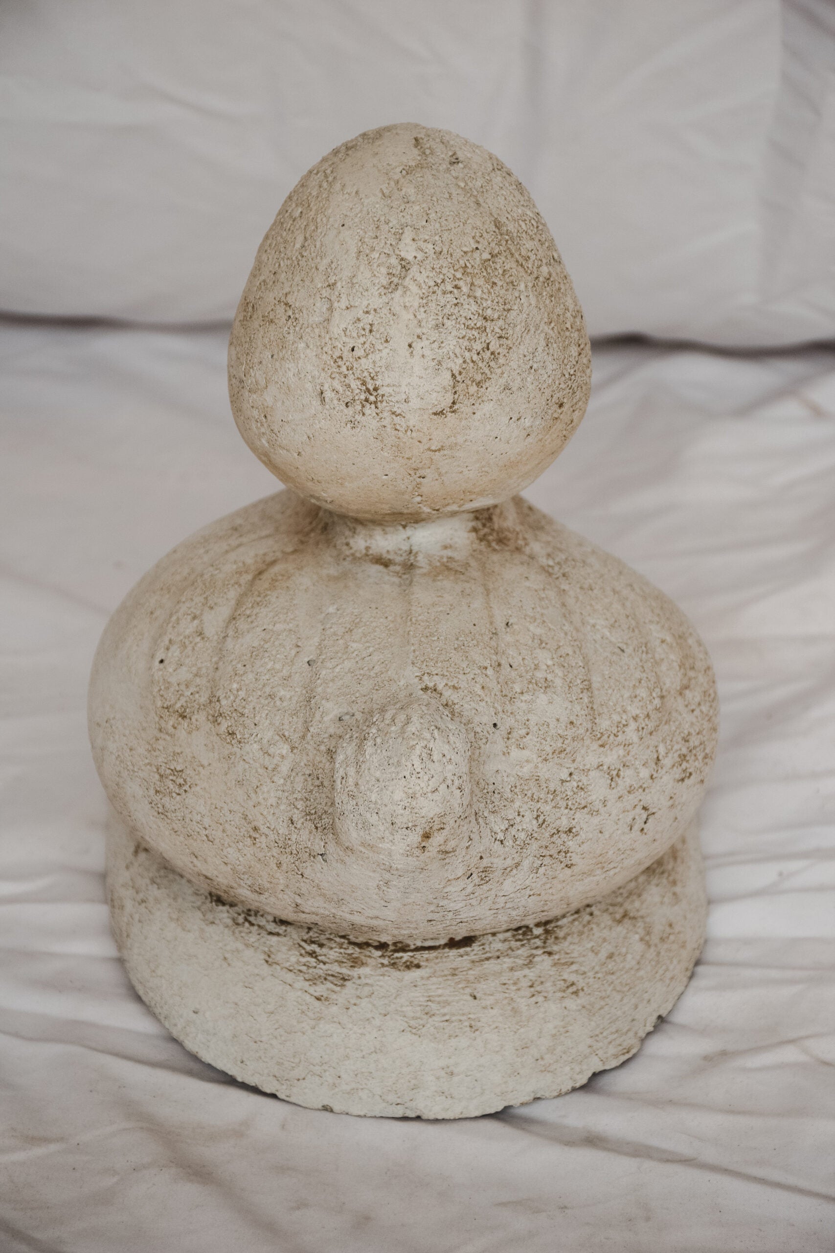 Vintage Concrete Duck Figure
