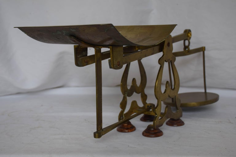 Brass Scale w/Weights