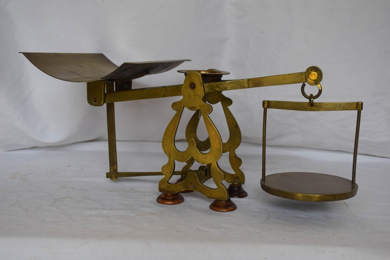 Brass Scale w/Weights