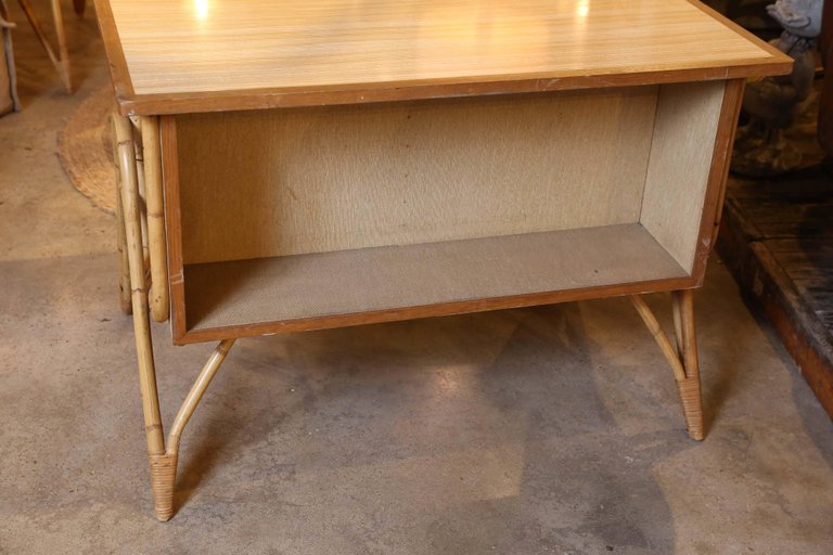 Bamboo Desk and Chair