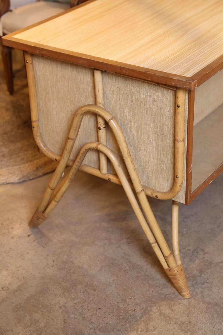 Bamboo Desk and Chair
