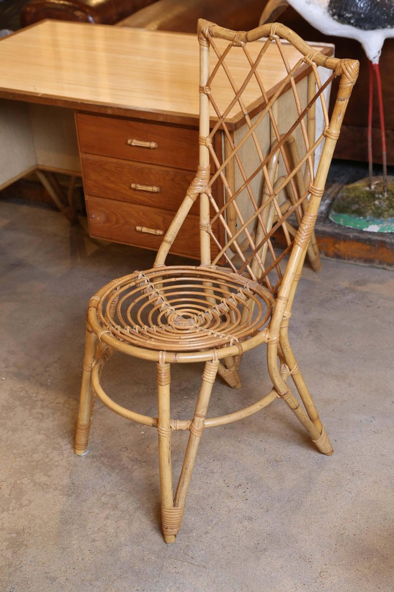 Bamboo Desk and Chair