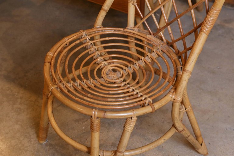 Bamboo Desk and Chair