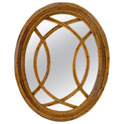 Mid Century Rattan Mirror