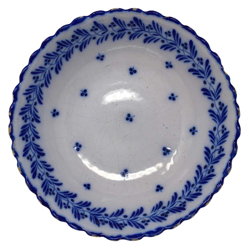 Painted Blue Bowl