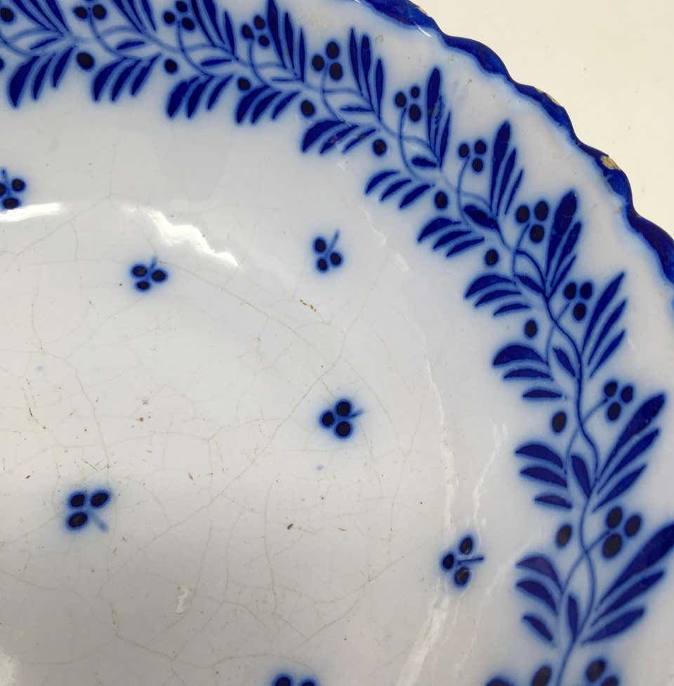 Painted Blue Bowl