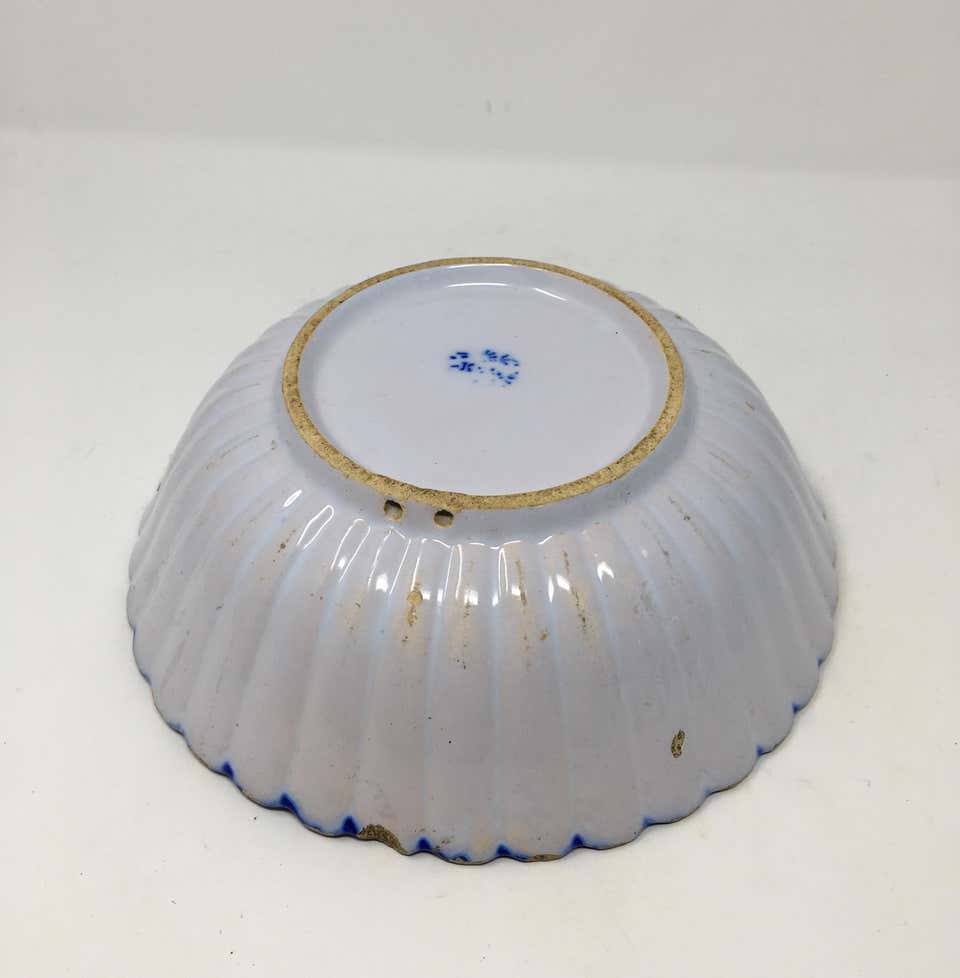 Painted Blue Bowl
