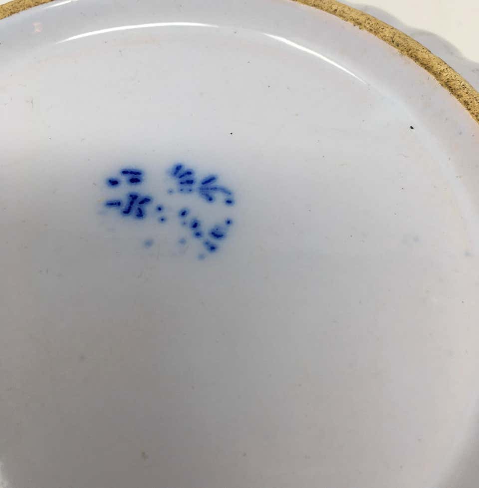 Painted Blue Bowl