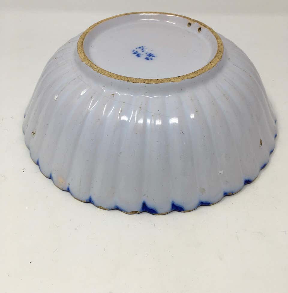 Painted Blue Bowl