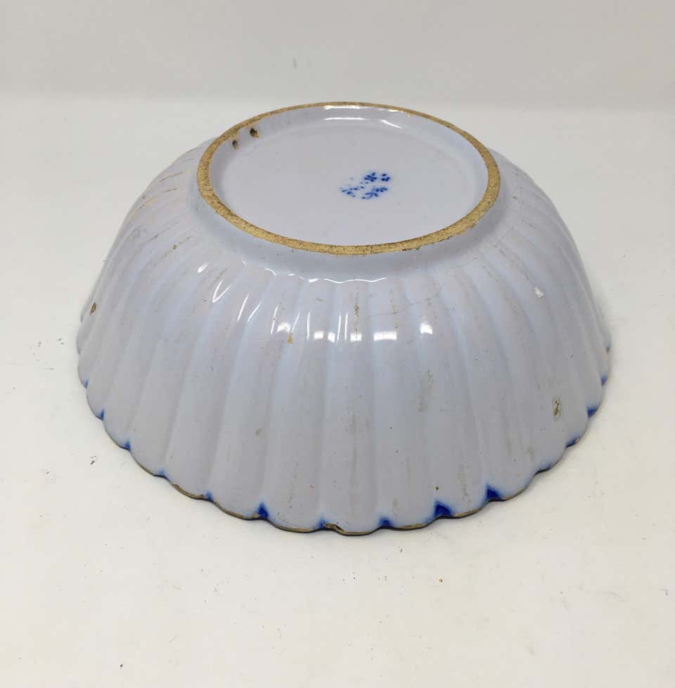 Painted Blue Bowl