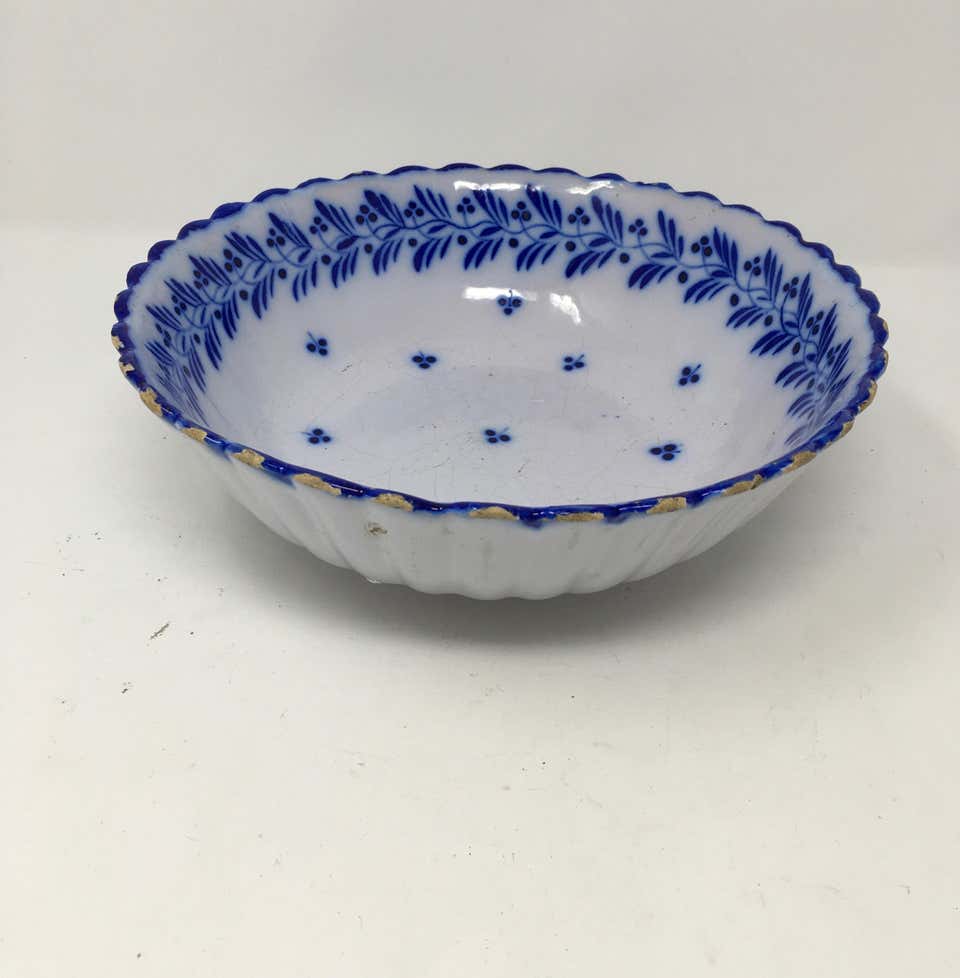 Painted Blue Bowl