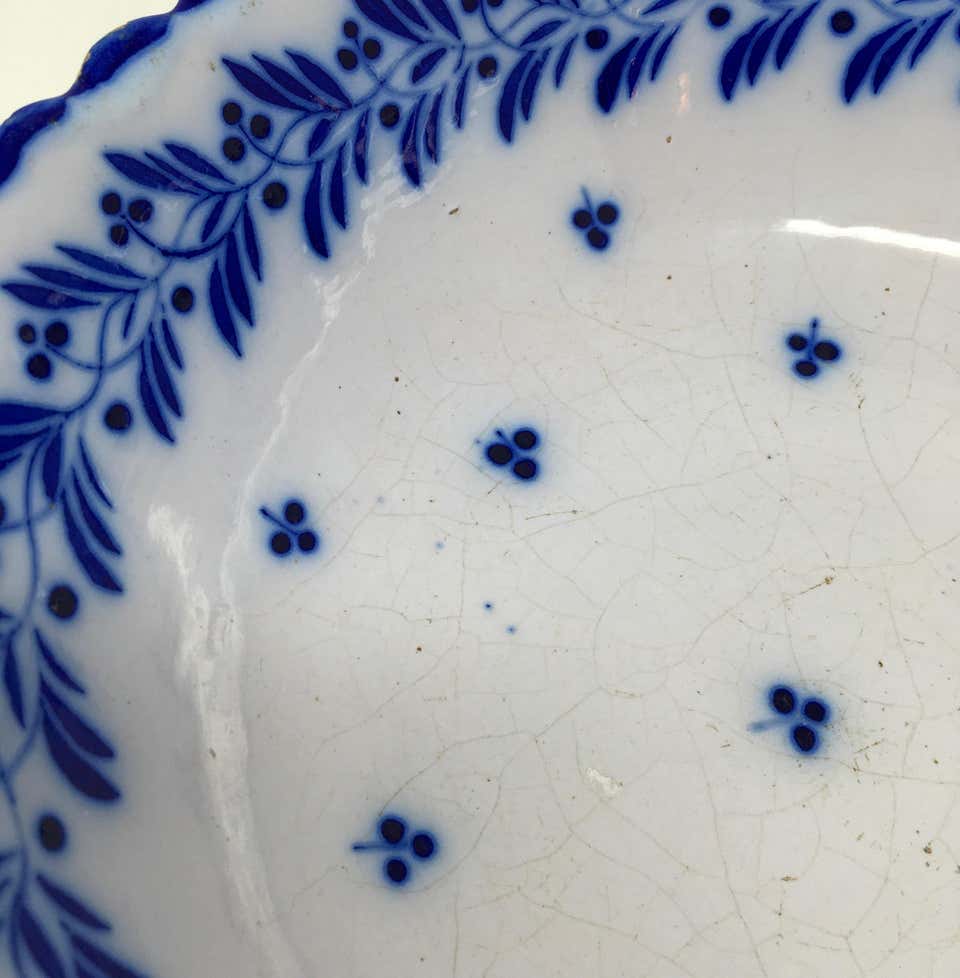 Painted Blue Bowl