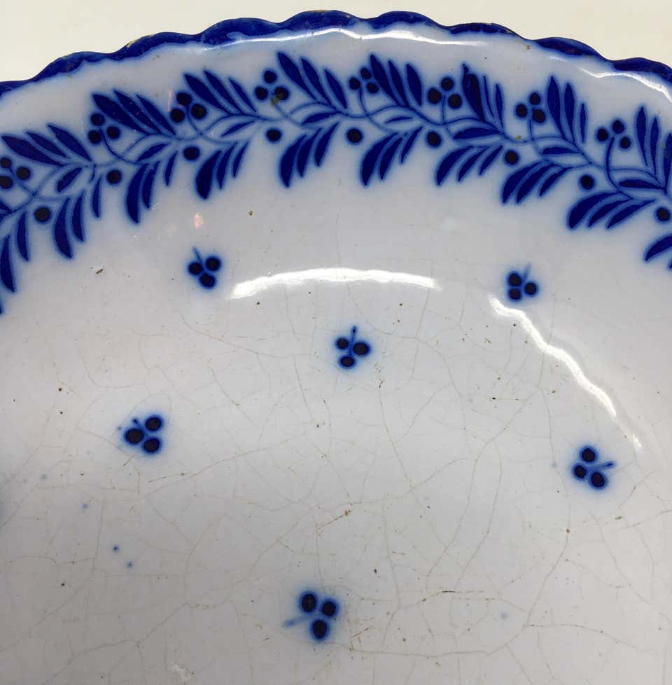 Painted Blue Bowl