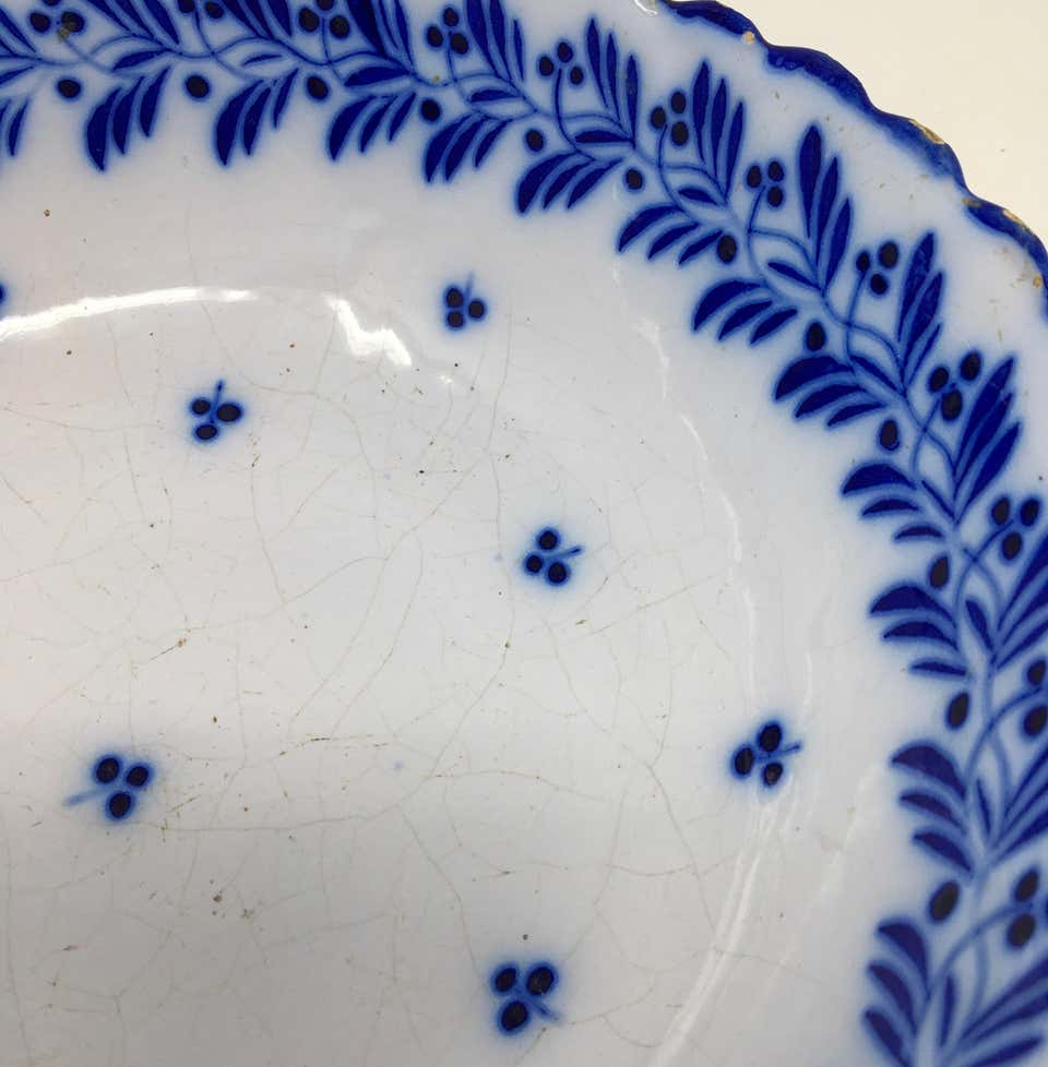 Painted Blue Bowl
