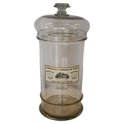 Large French Bon Bon Jar with Lid