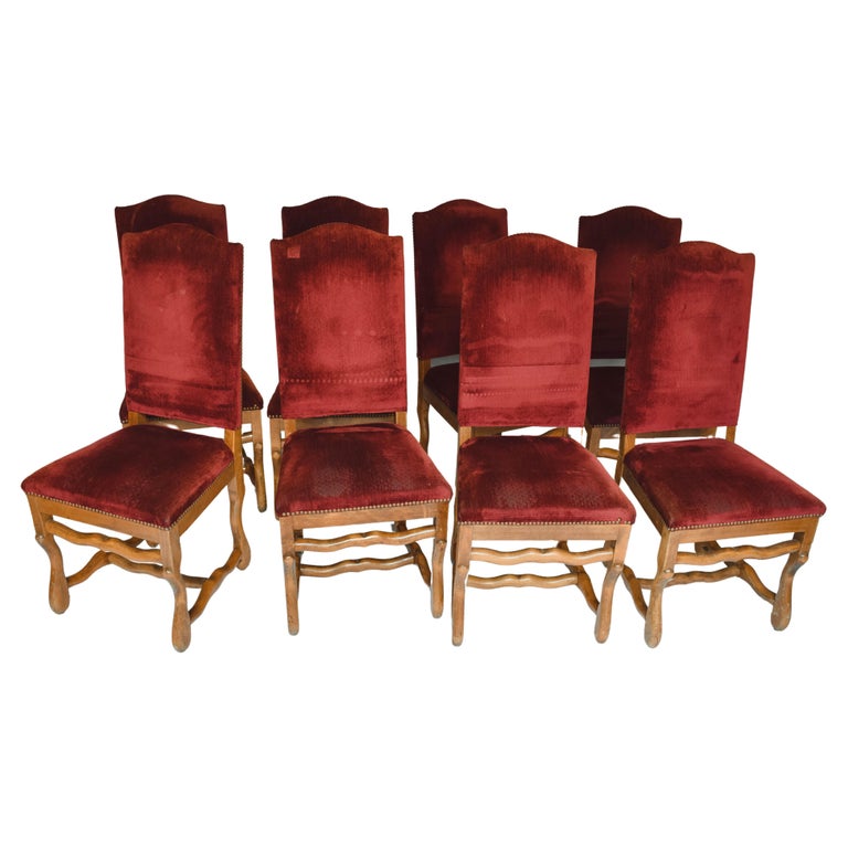 Set of 8 Os de Mouton Chairs