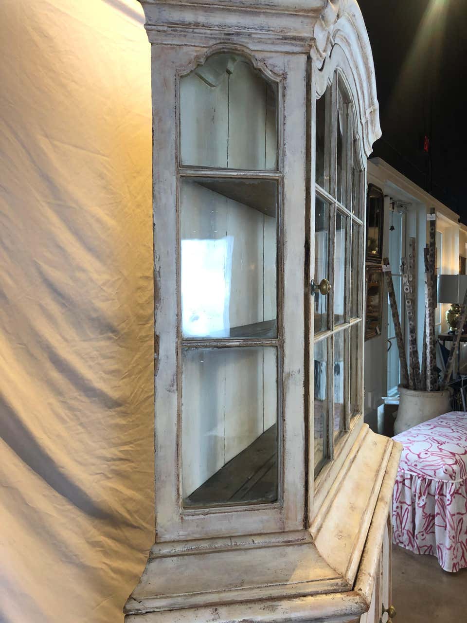 Dutch Glass Front Cabinet, 19th Century