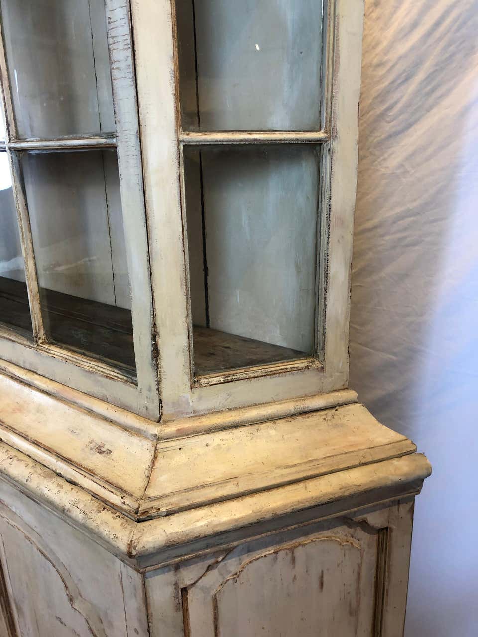 Dutch Glass Front Cabinet, 19th Century