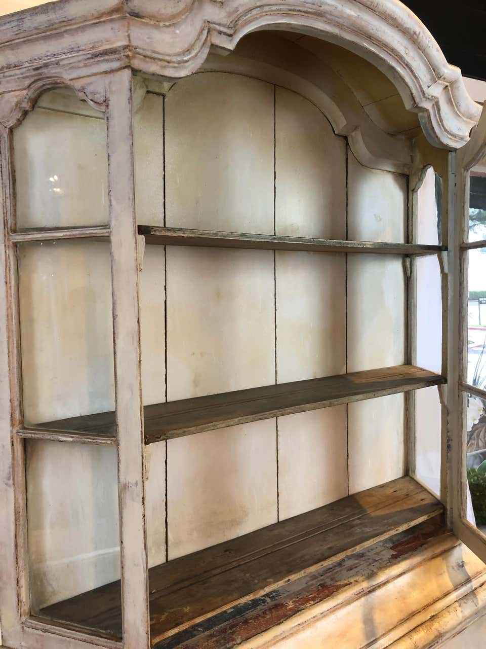 Dutch Glass Front Cabinet, 19th Century
