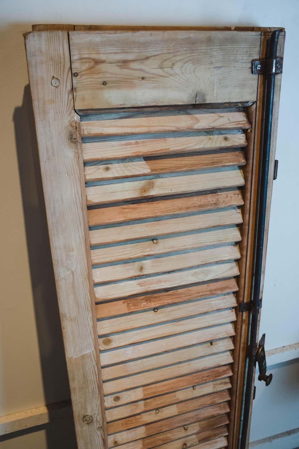 Pair of Hinged Vintage French Shutters