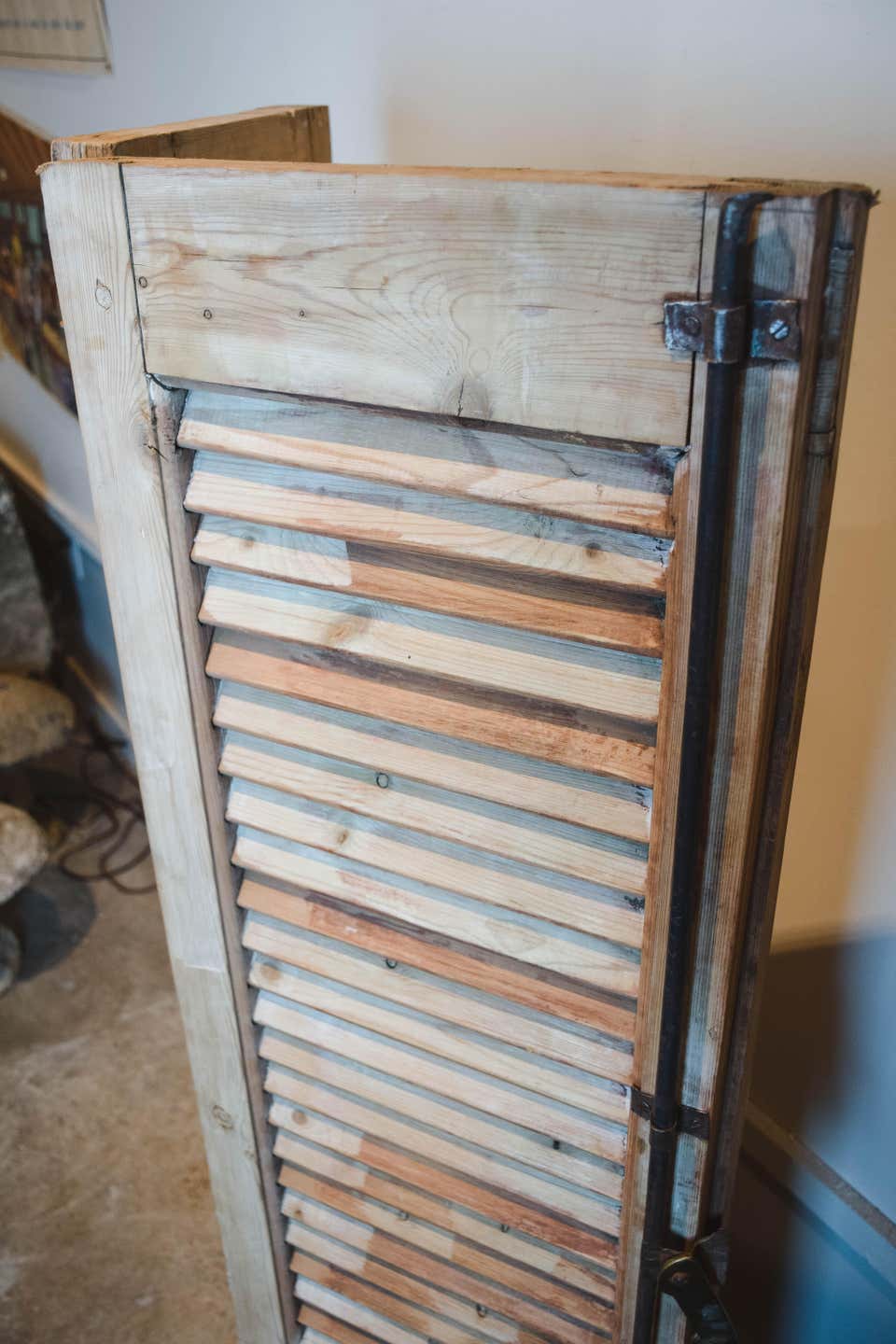 Pair of Hinged Vintage French Shutters