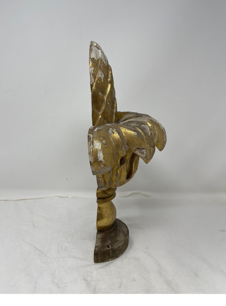 Antique Gold Leaf Finial