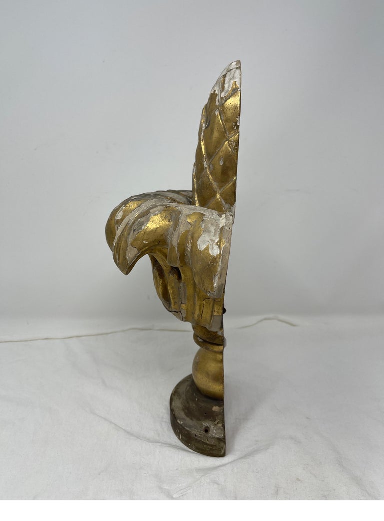 Antique Gold Leaf Finial