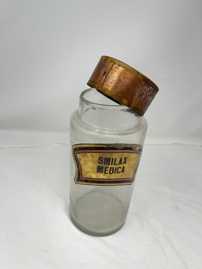 Antique Pharmacy Jar “Smilax Medica”