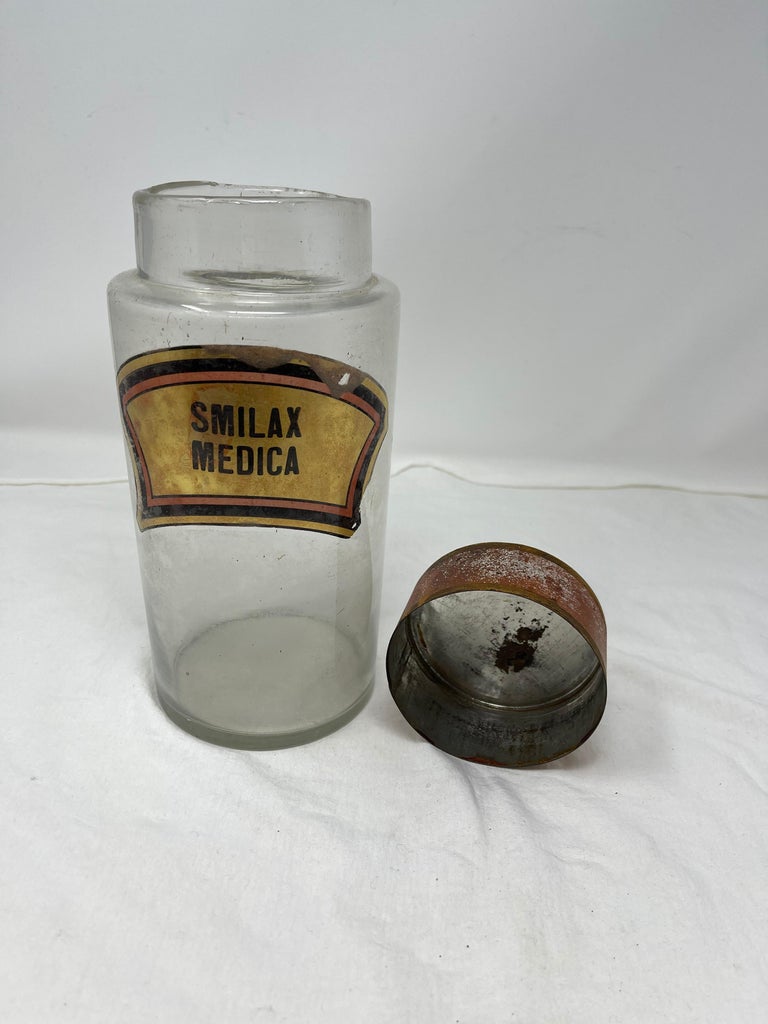 Antique Pharmacy Jar “Smilax Medica”