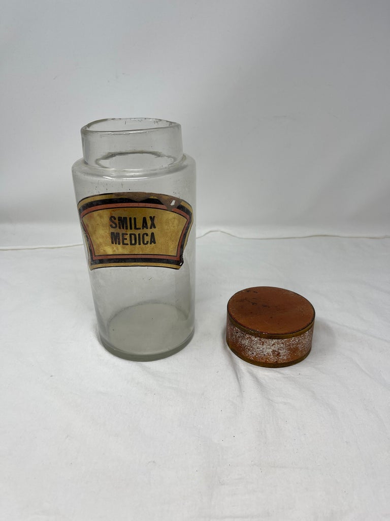 Antique Pharmacy Jar “Smilax Medica”