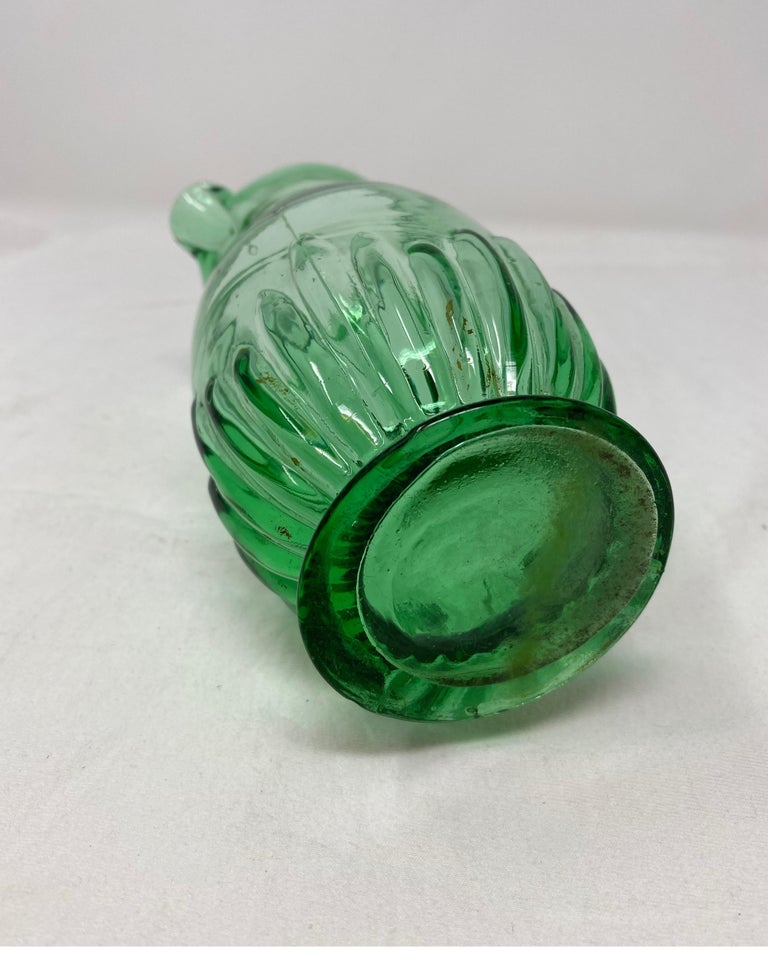 Small French Green Pitcher