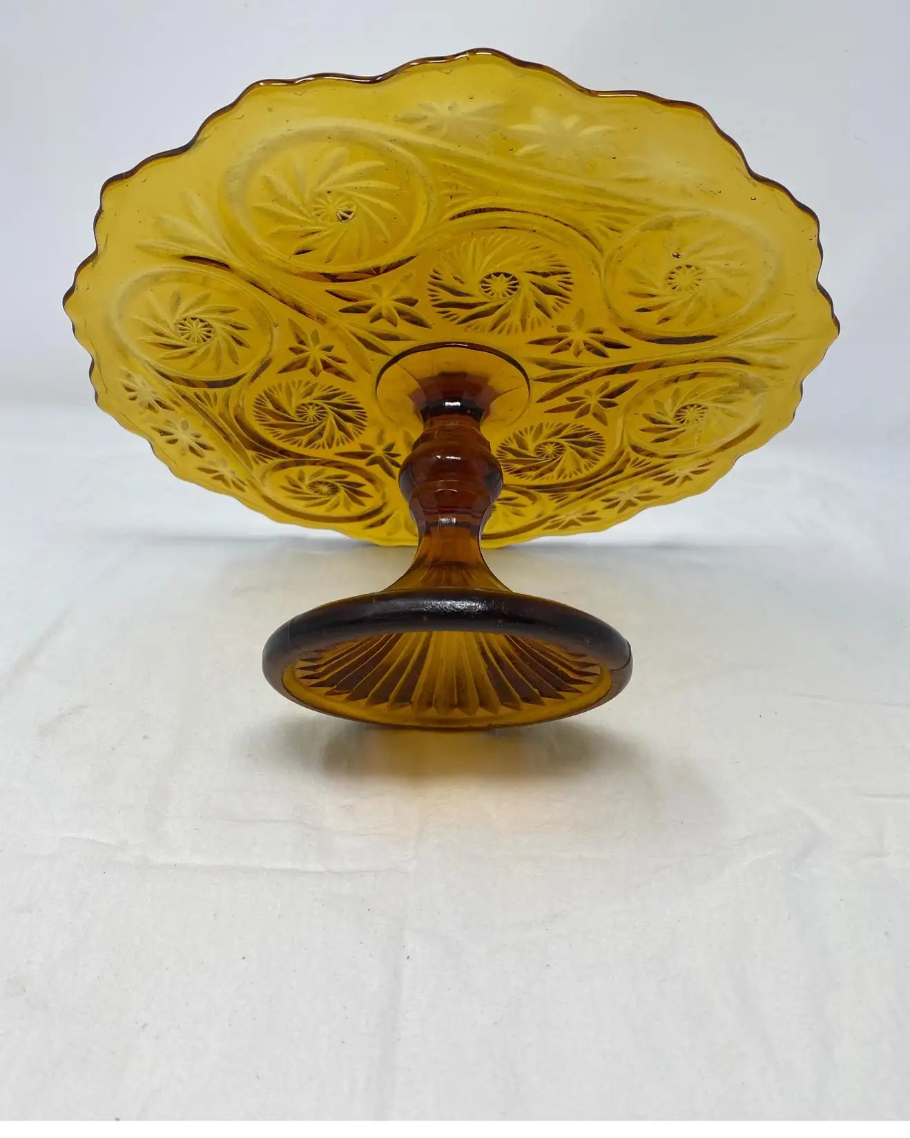 Amber Glass Patisserie Stand