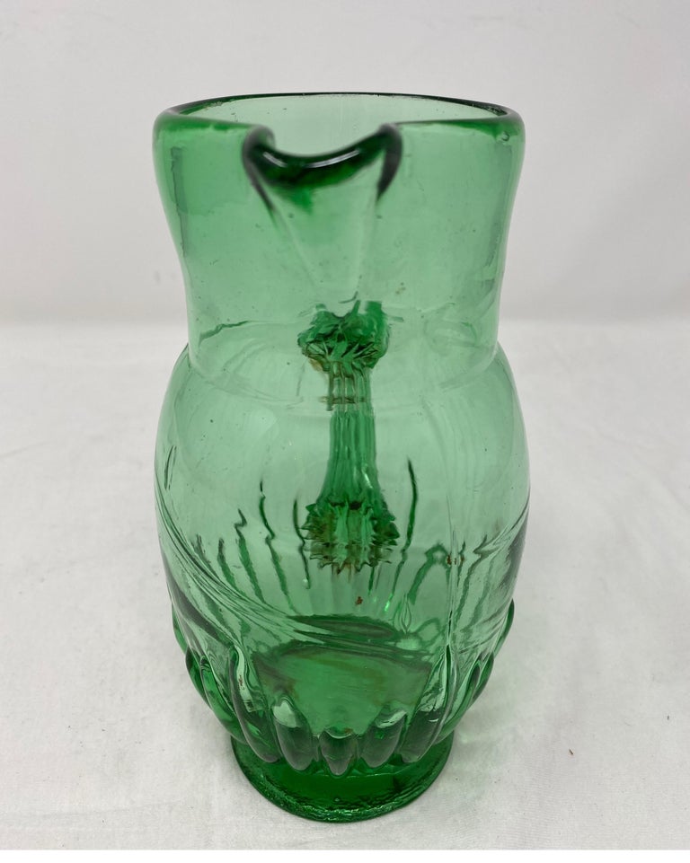 Small French Green Pitcher