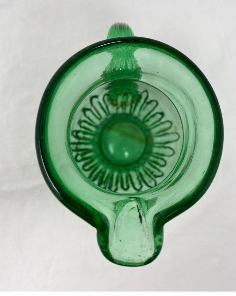 Small French Green Pitcher